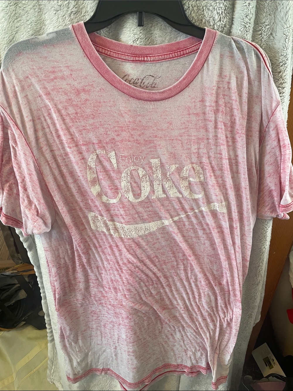 Coca-Cola Pink Tie-Dye 'Enjoy Coke' Graphic Tee
